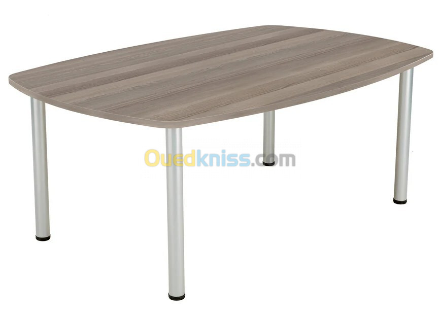 Table de Réunion 2 M pieds métalliques