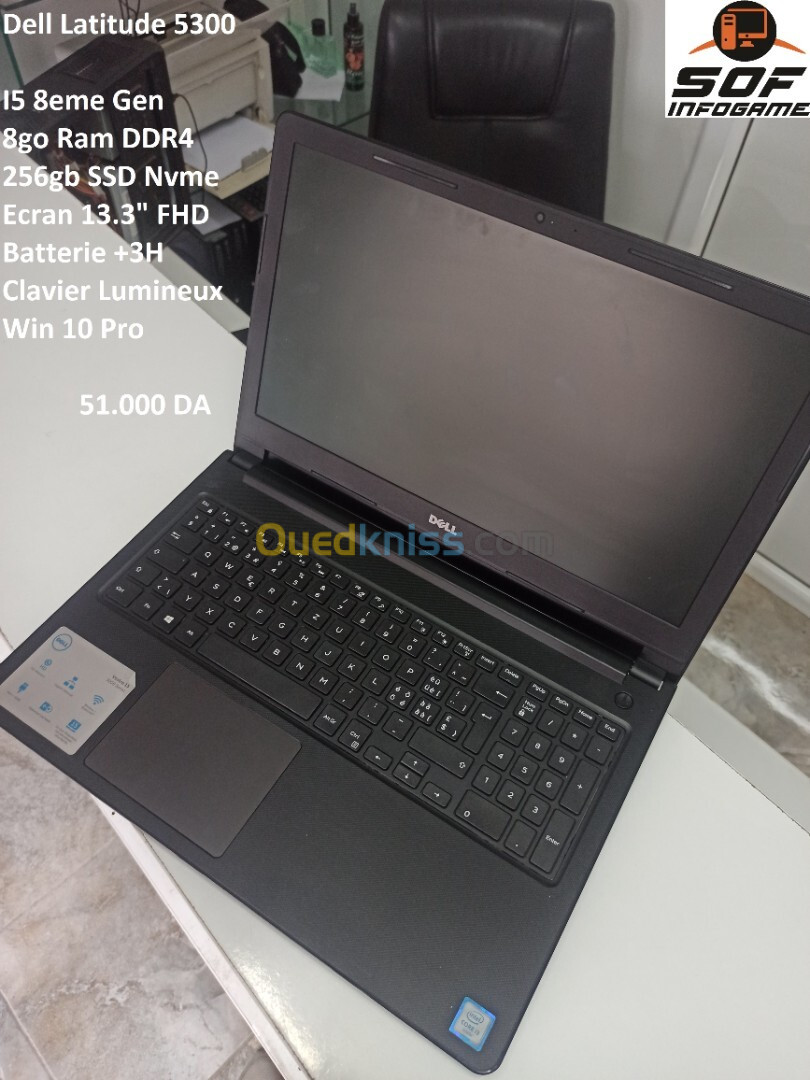 Dell Vostro 15 I3 6eme / 4go / 500 HDD / 15.6" 