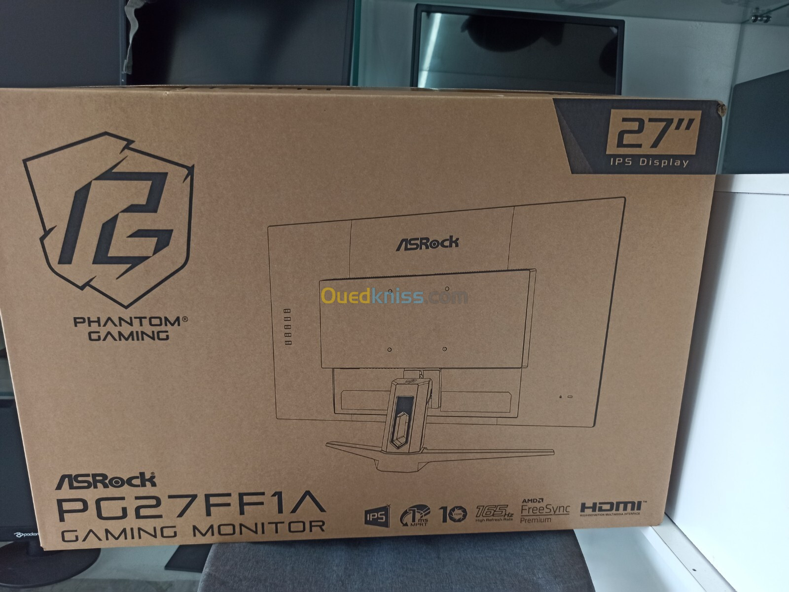 Monitor AsRock PG27FF1A 27" FHD / 165 HZ / 1 ms / IPS / AMD FreeSync