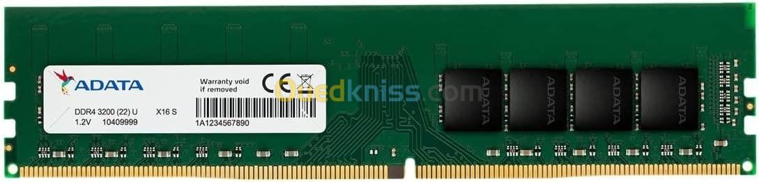 MEMOIRE ADATA 8G DDR4 3200 PC4-25600 AD4U32008G22SGN