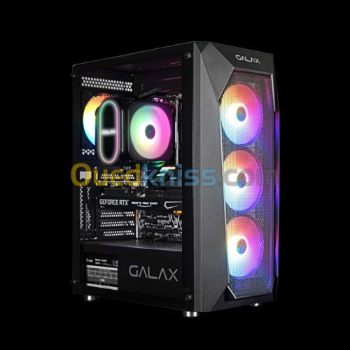 BOITIER GALAX REVOLUTION 05 BLACK 4 FANS RGB