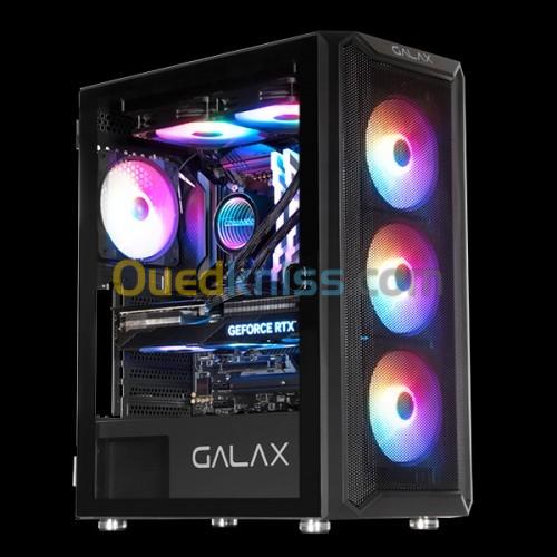 BOITIER GALAX REVOLUTION 07 BLACK 4 FANS RGB