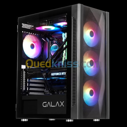 BOITIER GALAX REVOLUTION 06 BLACK 4 FANS RGB