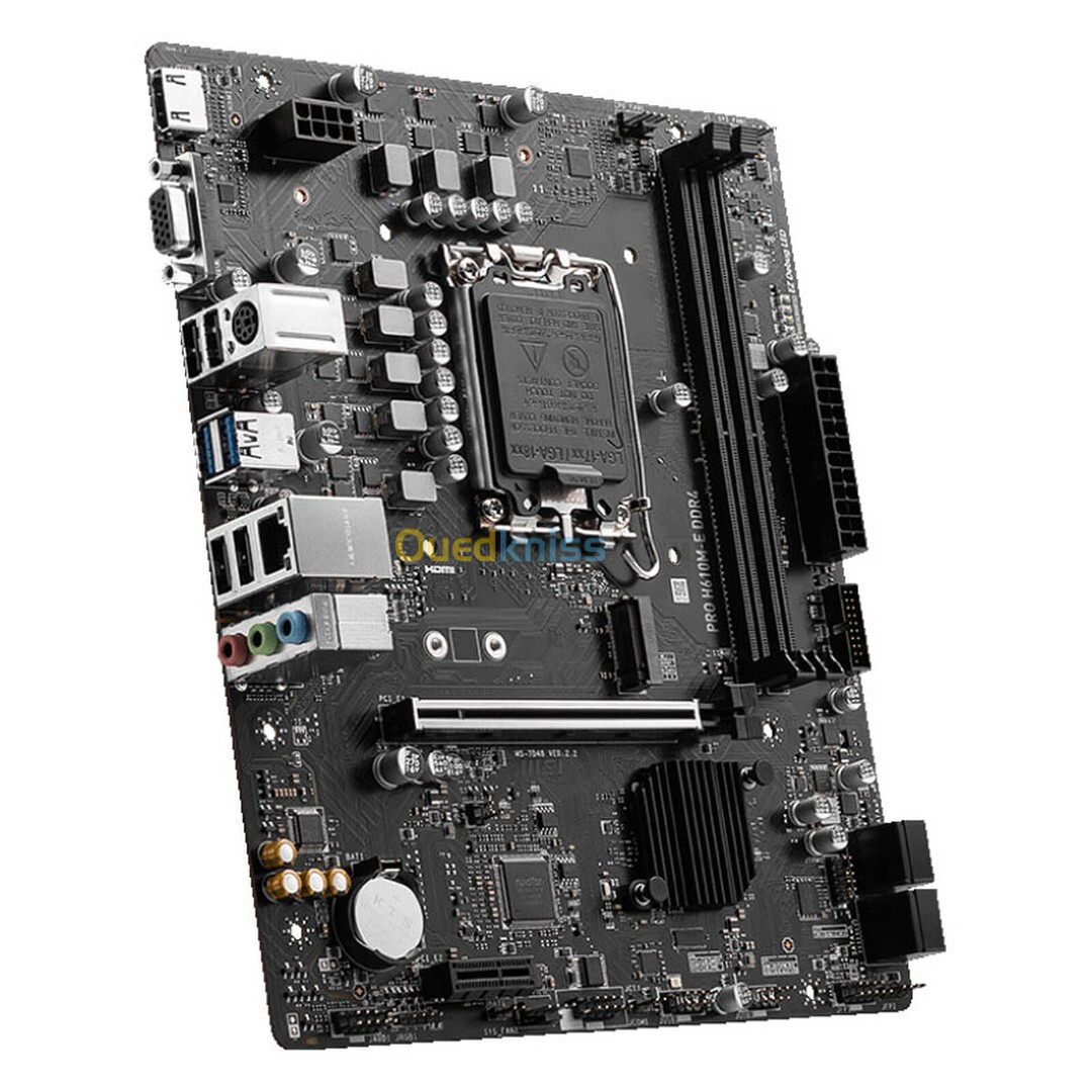 CARTE MERE MSI PRO H610M-E DDR4 SOCKET 1700