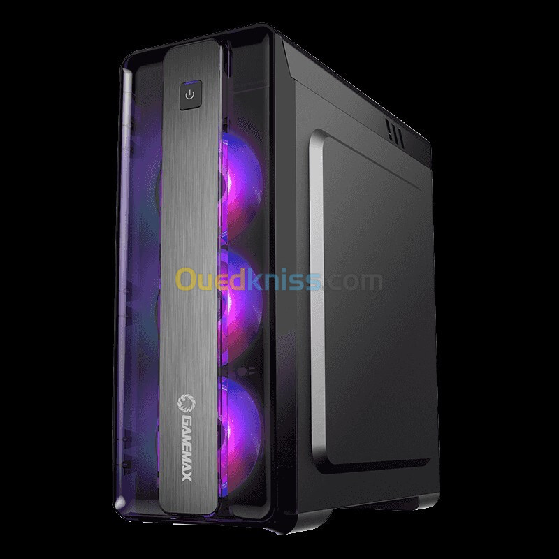 BOITIER GAMEMAX MOONLIGHT FRGB BLACK ATX