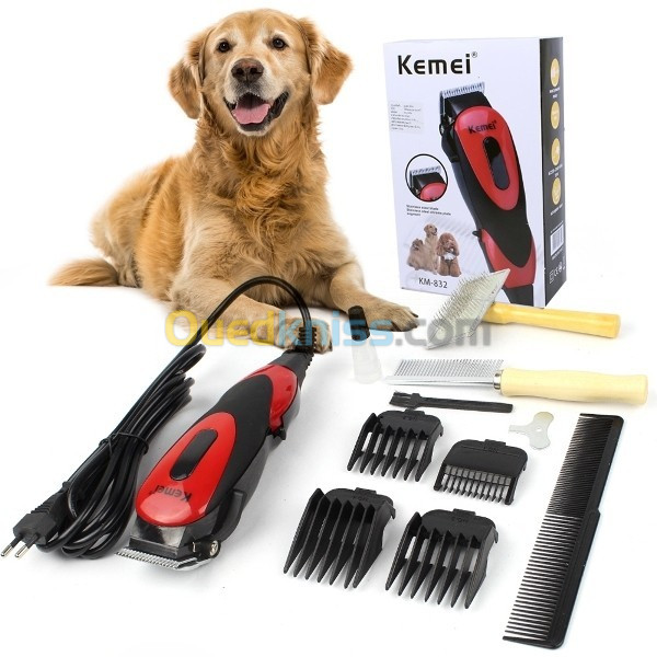 Kemei Ensemble de tondeuse professionnelle pour animaux km-832