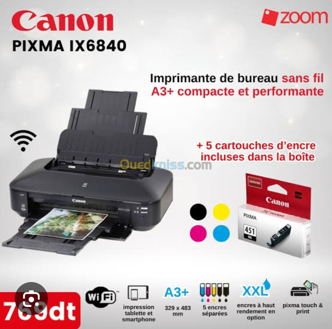 imprimante canon pixma  ix 6840