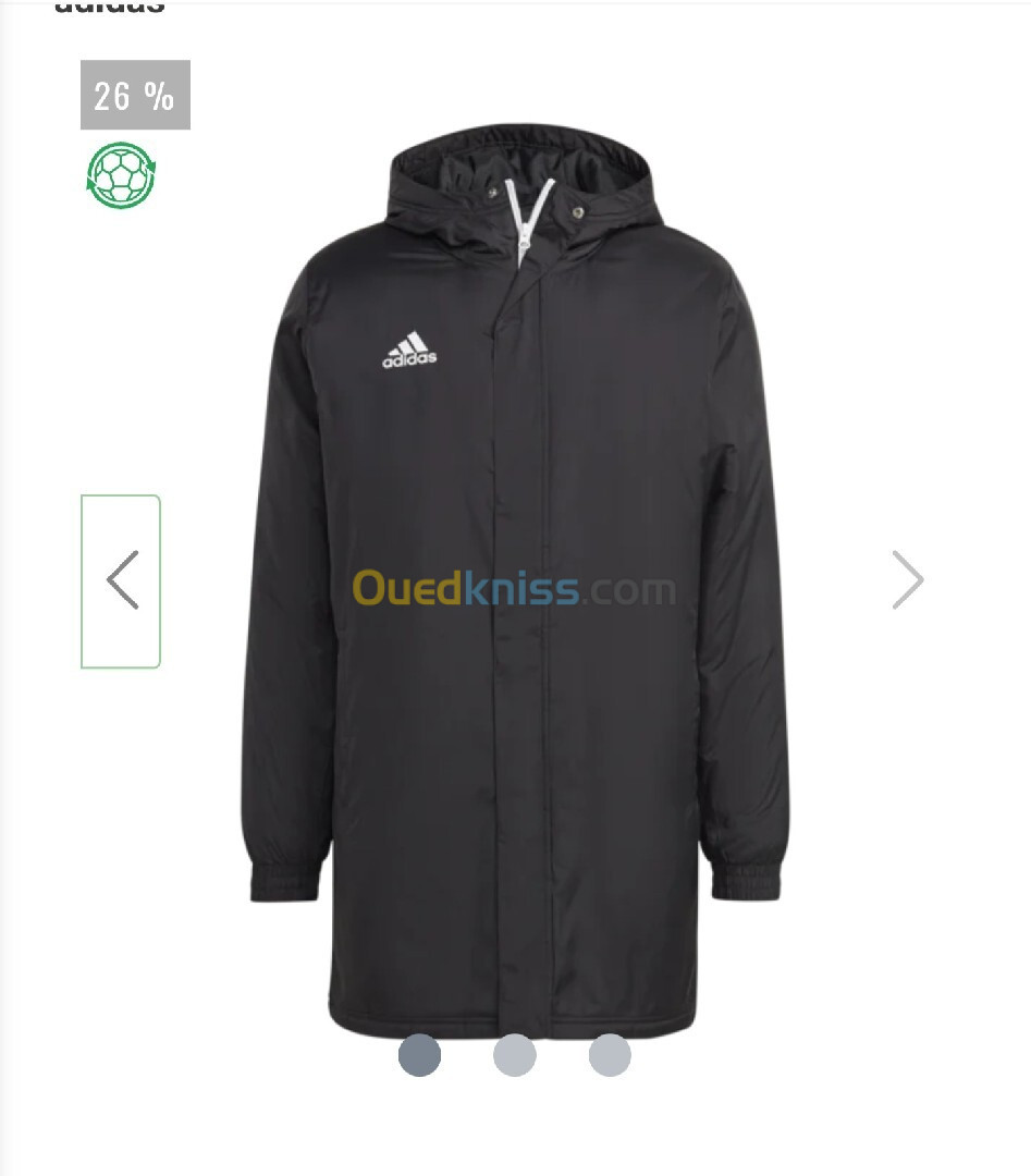 adidas Entrada 22 Stadium veste noir