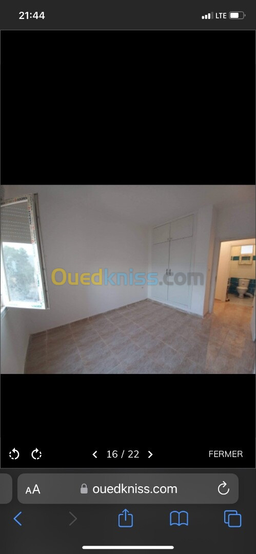 Vente Appartement F3 Blida Meftah