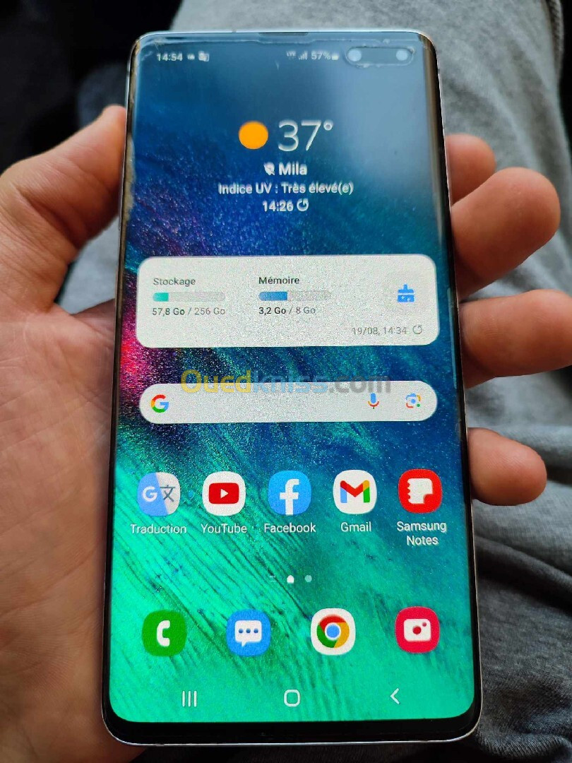 Samsung S10 5G fissuré arrière  8/256