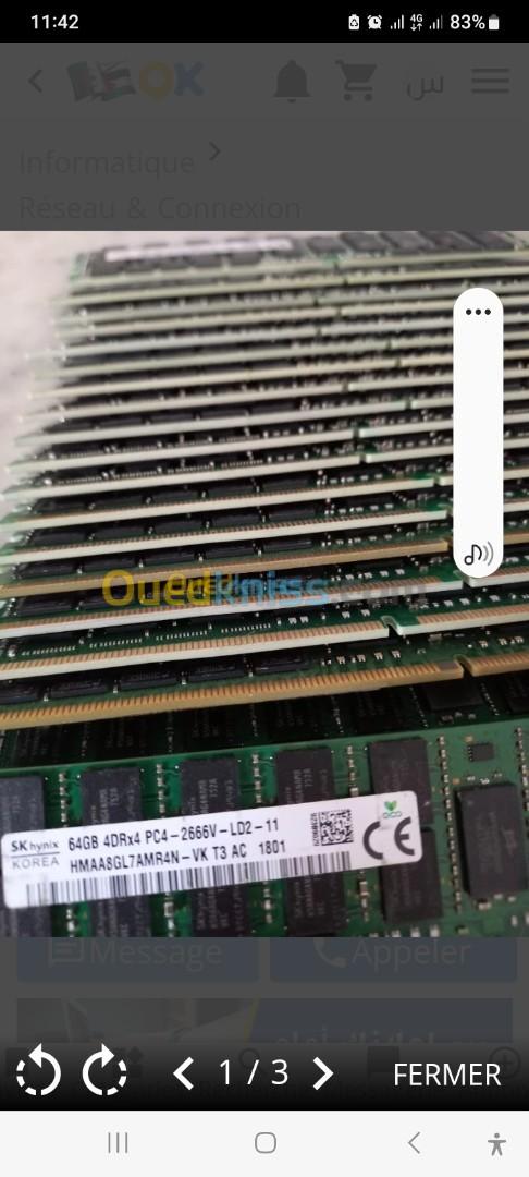 RAM serveur ddr4 64gb