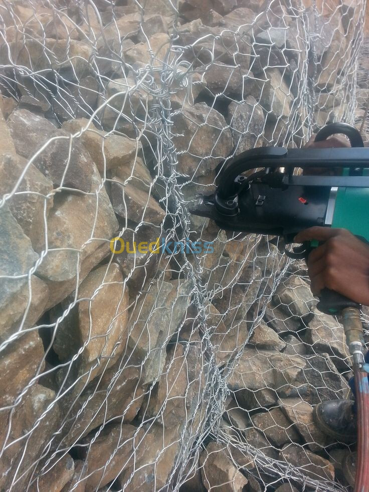 Agrafeuse pneumatique à gabion Asc 50t 