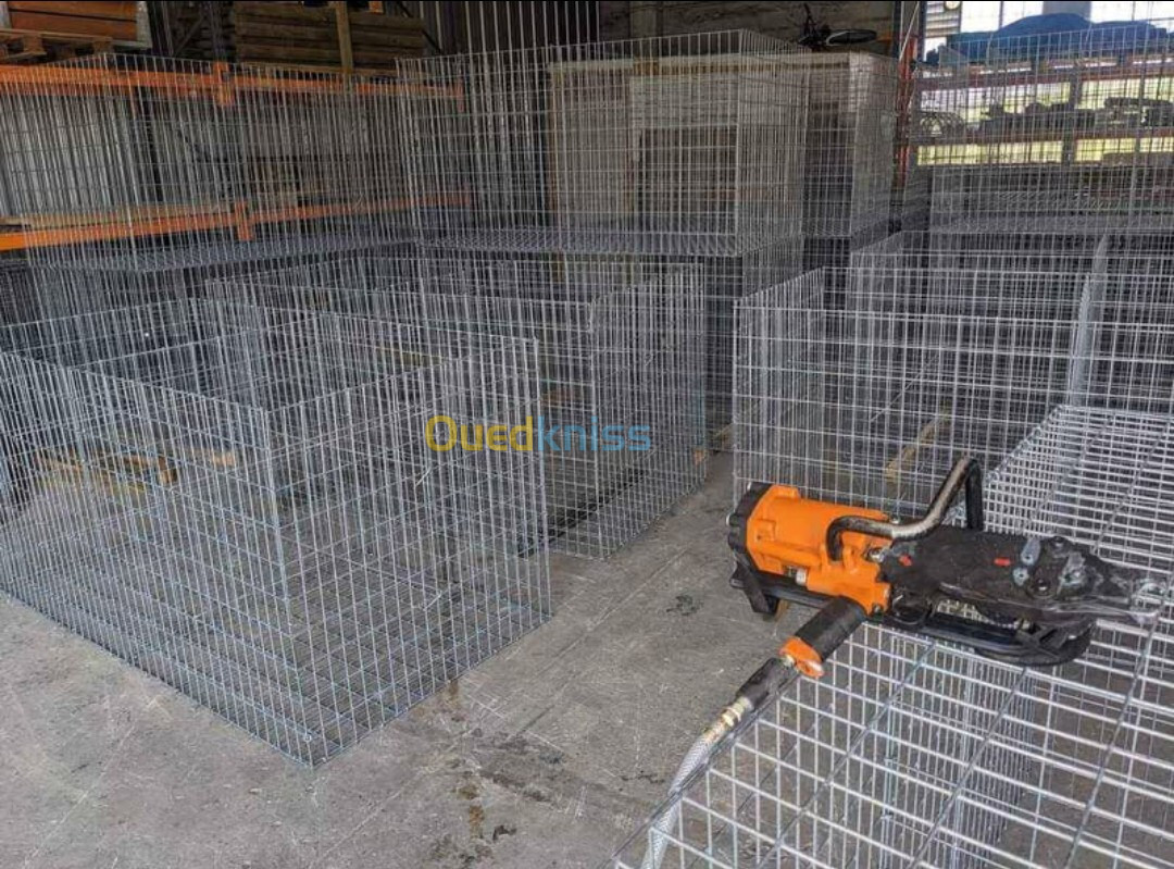 Agrafeuse pneumatique à gabion edma TURBO PREMIUM 50CL Chantier BTP gros-oeuvre 