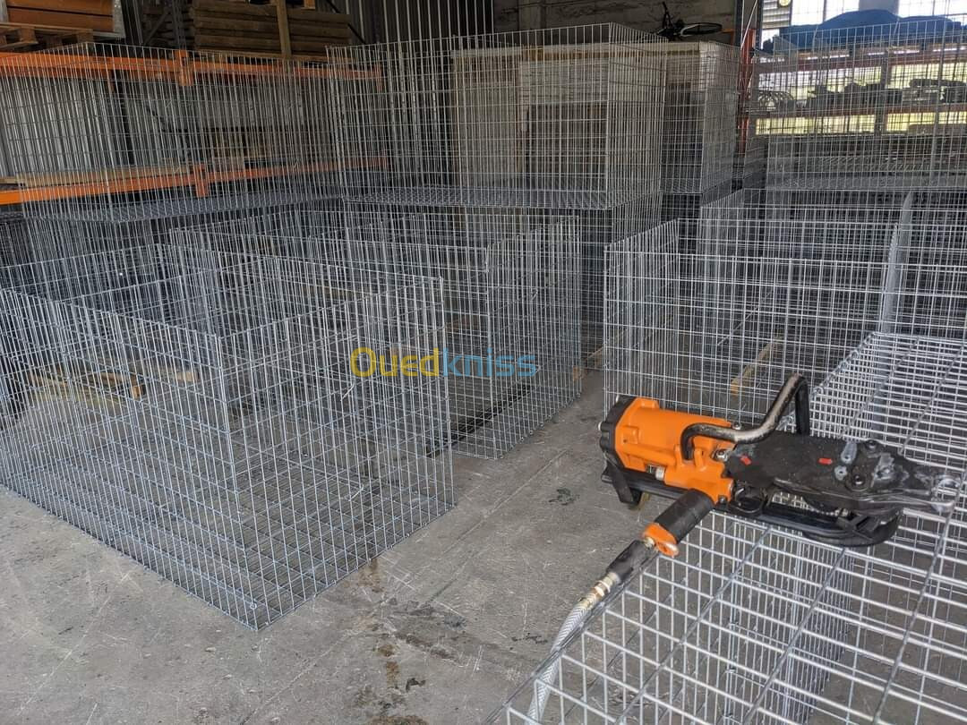 Agrafeuse pneumatique edma TURBO PREMIUM  a gabion Chantier BTP 