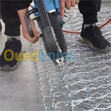 Agrafeuse pneumatique à gabion edma TURBO PREMIUM 50CL Chantier BTP gros-oeuvre 