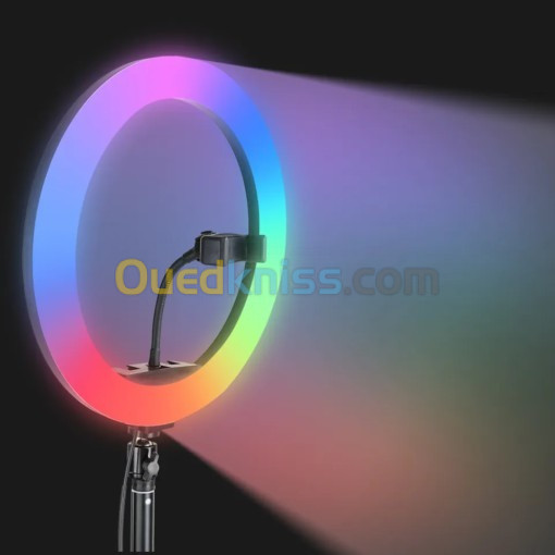 MJ-30 RGB LED Soft Ring Light With Stand-Selfie Light