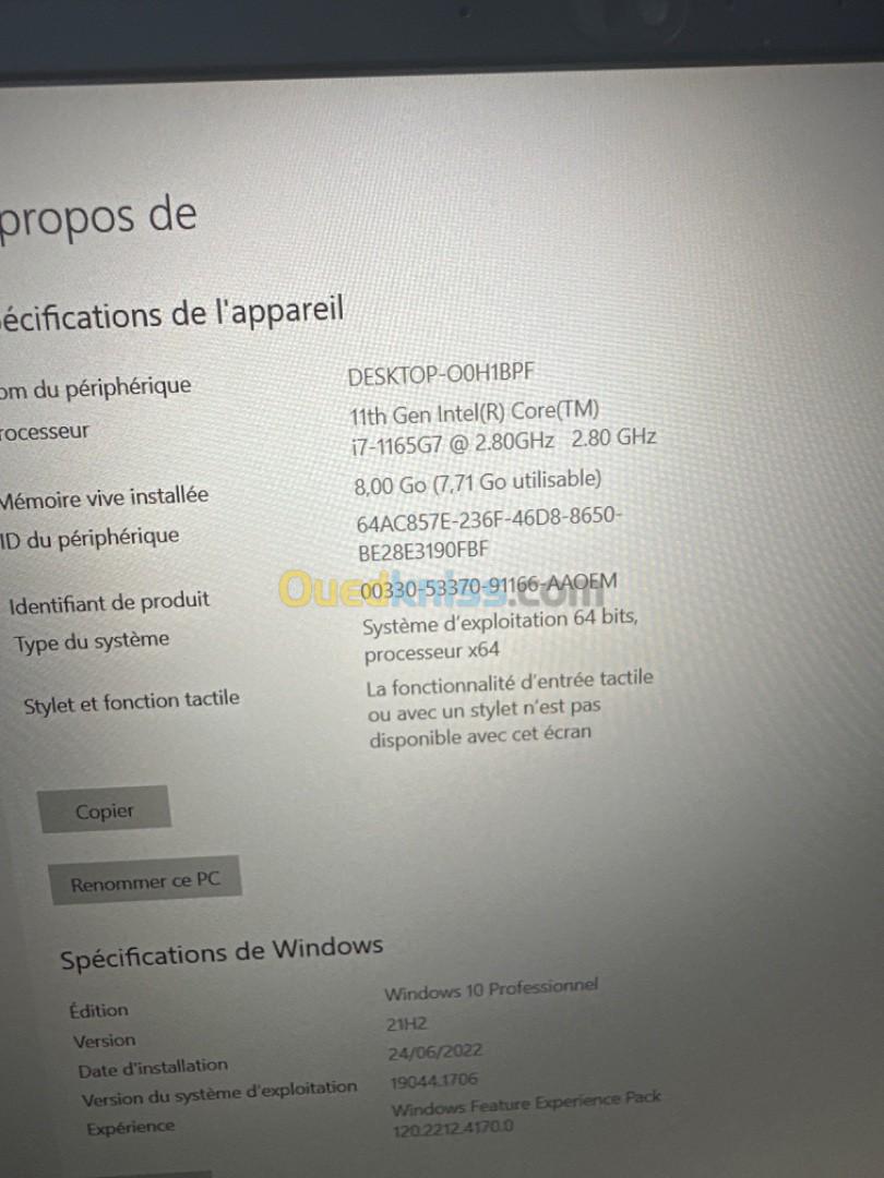 LENOVO TINKPAD E15 i7-1165G7 8GB/256 Ssd