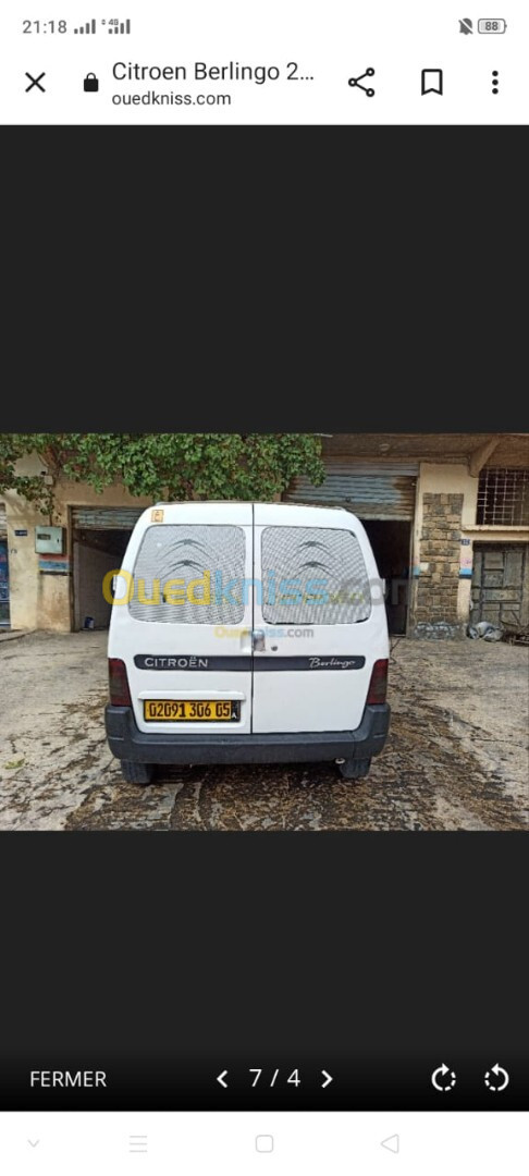 Citroen Berlingo 2006 Tolé niveau 2