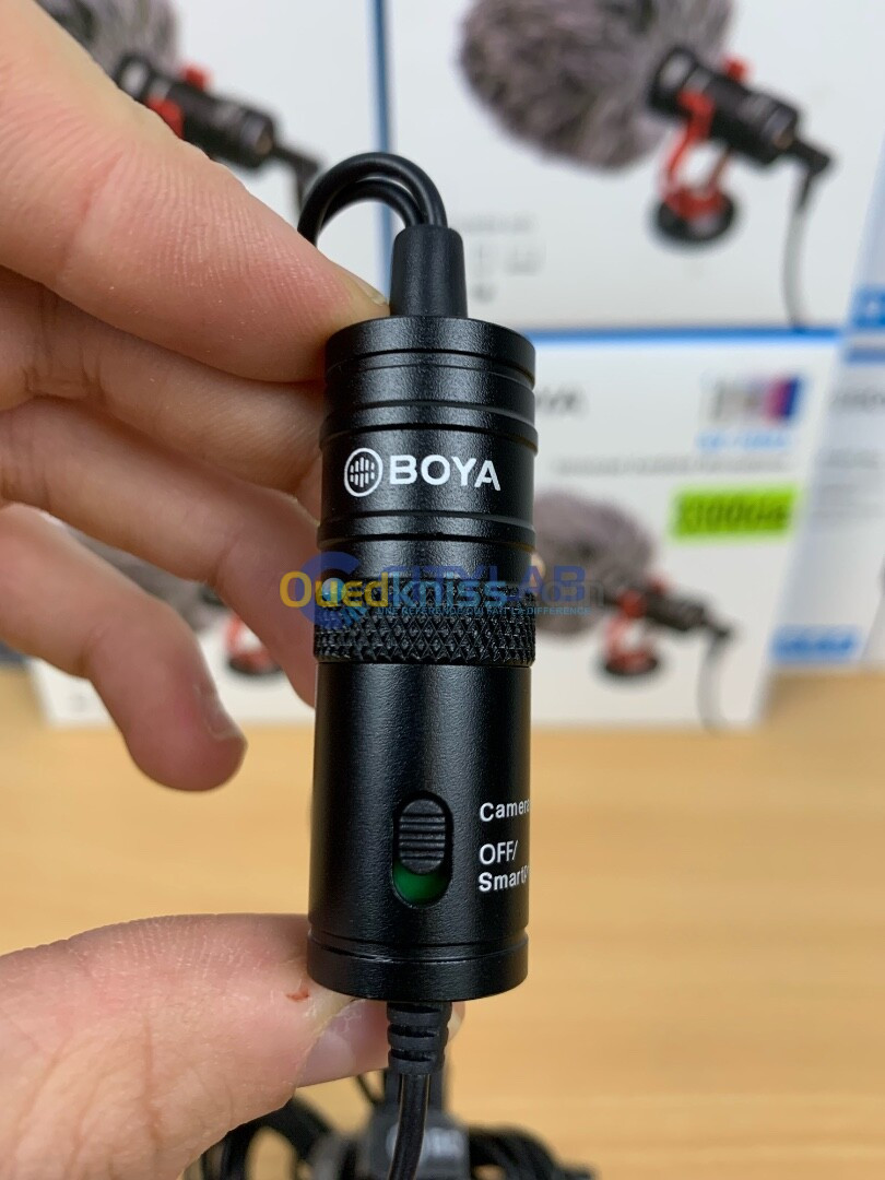 MicroPhone Levalier / Cravate BOYA BY-M1DM (DOUBLE)