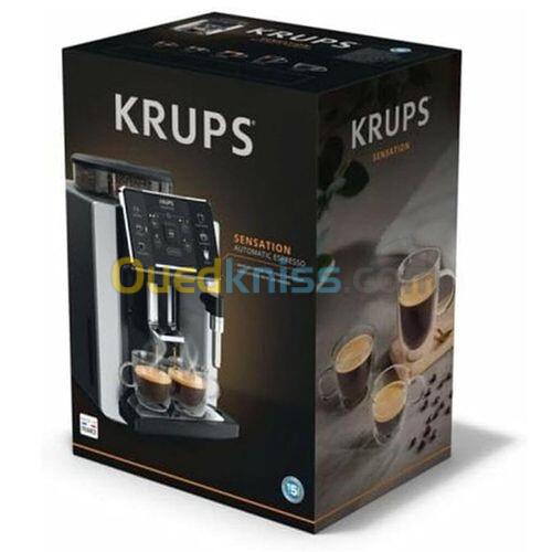 Krups Machine a cafe broyeur 15 bars noir EA910A10 - Sensation-interface tactile