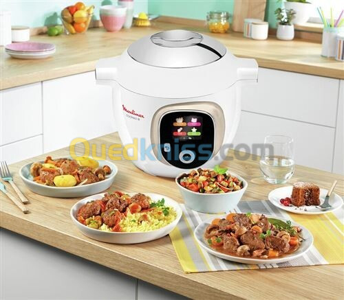 Moulinex COOKEO+ MULTICUISEUR INTELLIGENT 6 PROGRAMMES, 180 RECETTES 6L BLANC CE85BA10