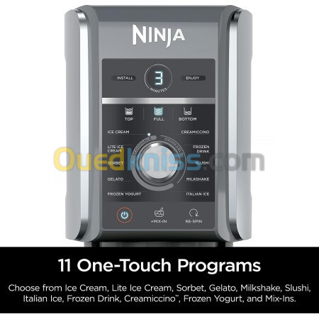 Ninja CREAMi Deluxe 10-en-1 Machine à délices et boissons glacées NC501EU