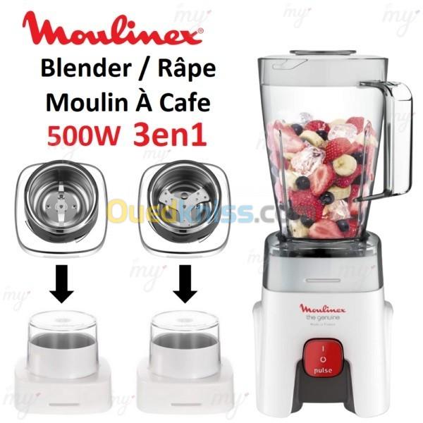 Blender MOULINEX Genuine LM241B25 500 Watts - Blanc