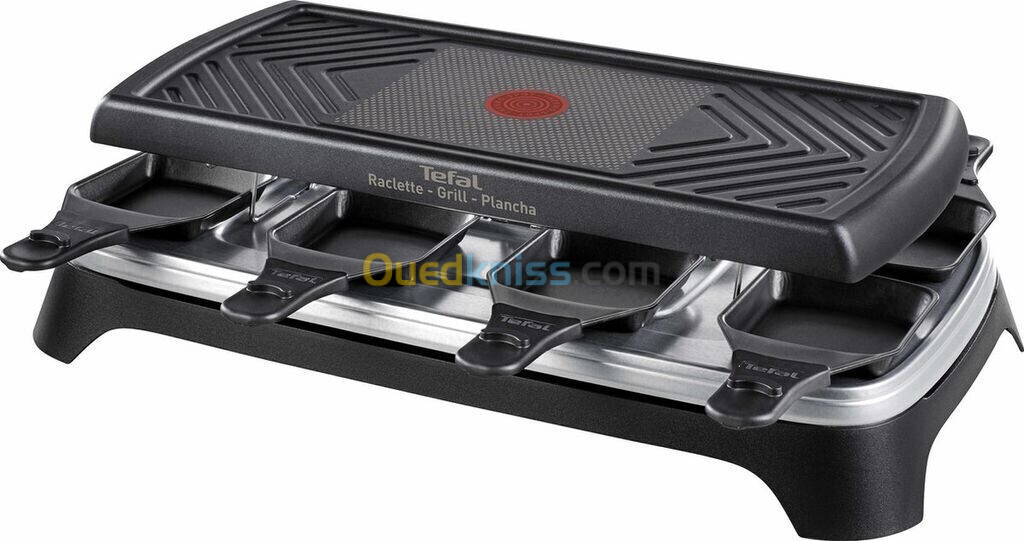 TEFAL Raclette Multifonction 3EN1 RE459812 Gourmet 8 Personnes - 1350W