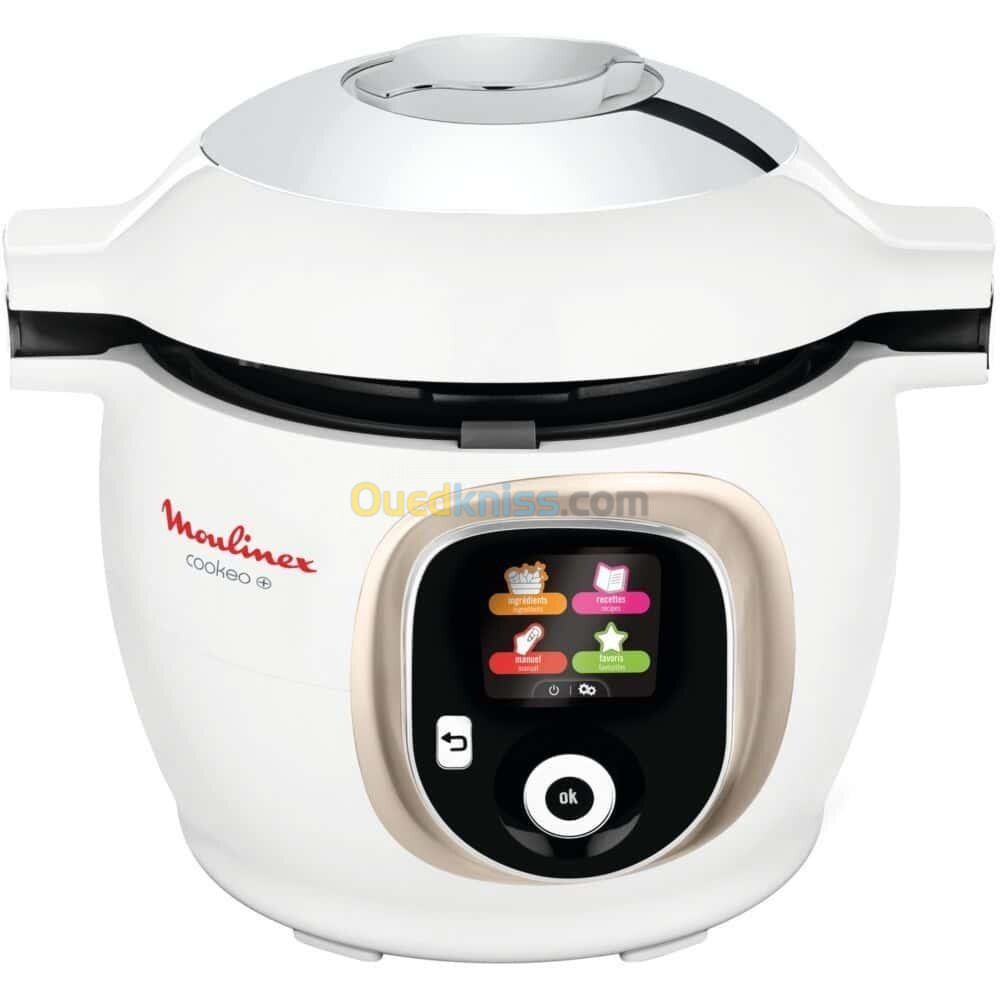 Moulinex COOKEO+ MULTICUISEUR INTELLIGENT 6 PROGRAMMES, 180 RECETTES 6L BLANC CE85BA10