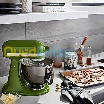 Robot PETRIN KITCHENAID  Artisan VERT 2 BOLS- 300W- 4,8L- 5ksm175psEMA