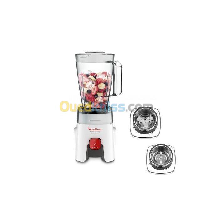 Moulinex Blender Genuine LM242B25 - 500 W - Bol 1,75 L - 2Acc - Blanc