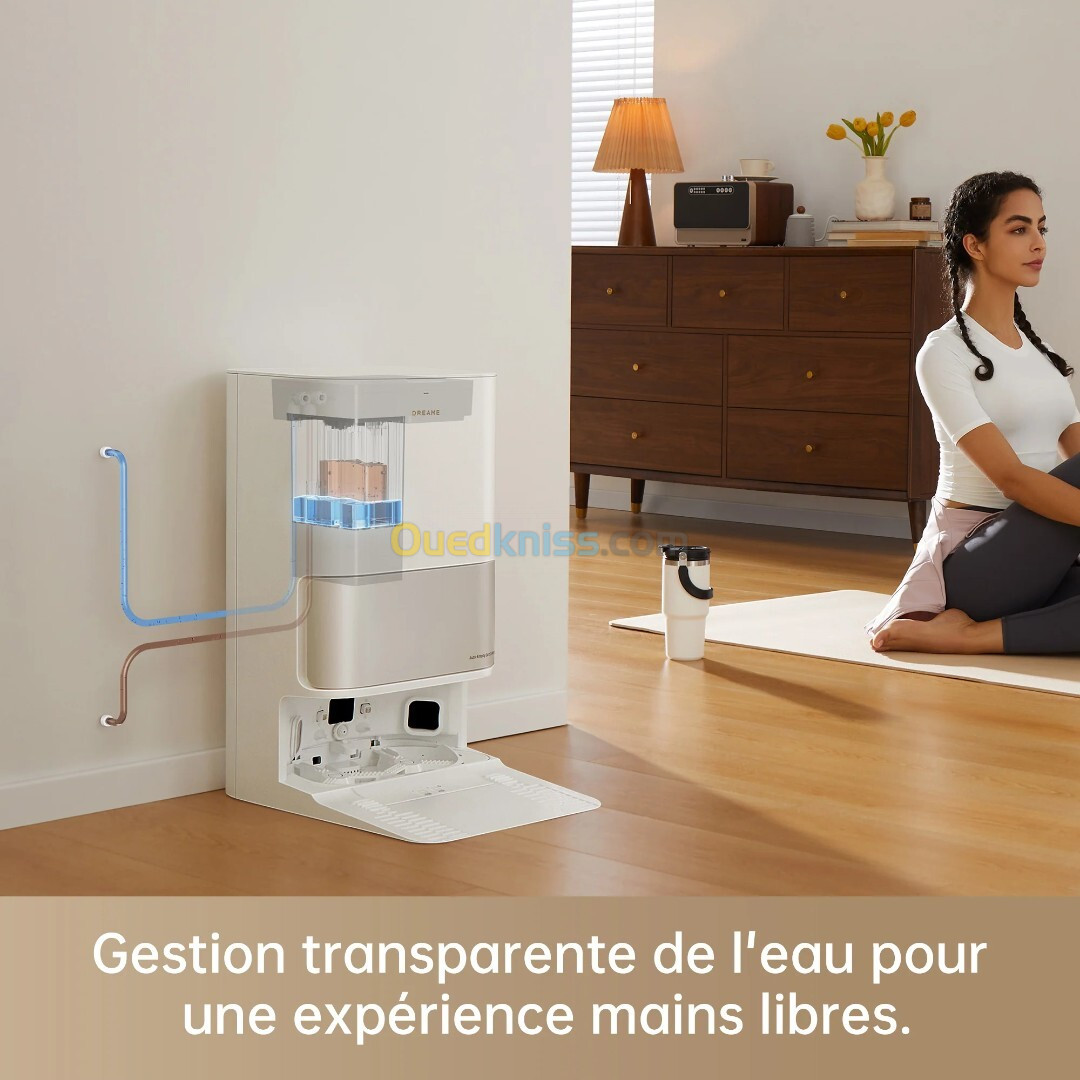 Aspirateur robot Laveur station de vidange dreame X40 ULTRA COMPLETE-12000pa-260min autonomie