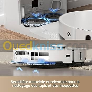 Aspirateur robot Laveur station de vidange dreame X40 ULTRA COMPLETE-12000pa-260min autonomie