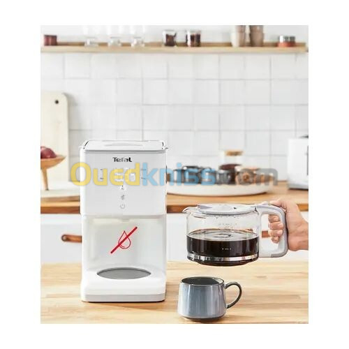 Cafetière filtre TEFAL SENSE CM693110 BLANC - 1000W - 1,25 litres