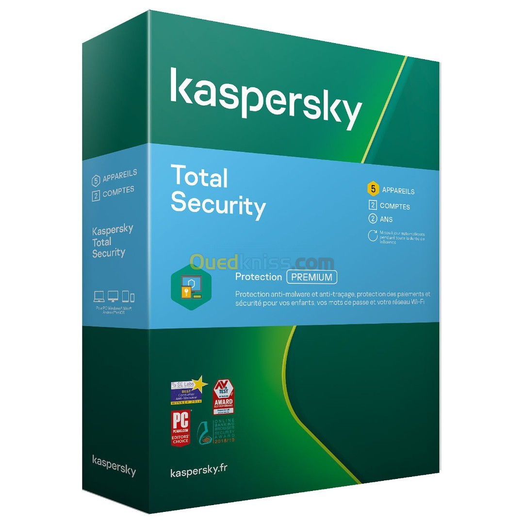 kaspersky total security 23 mois