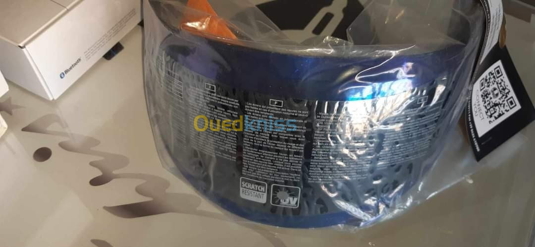 Casque Mpto AGV avec VISIÈRE BLEU IRIDIUM 