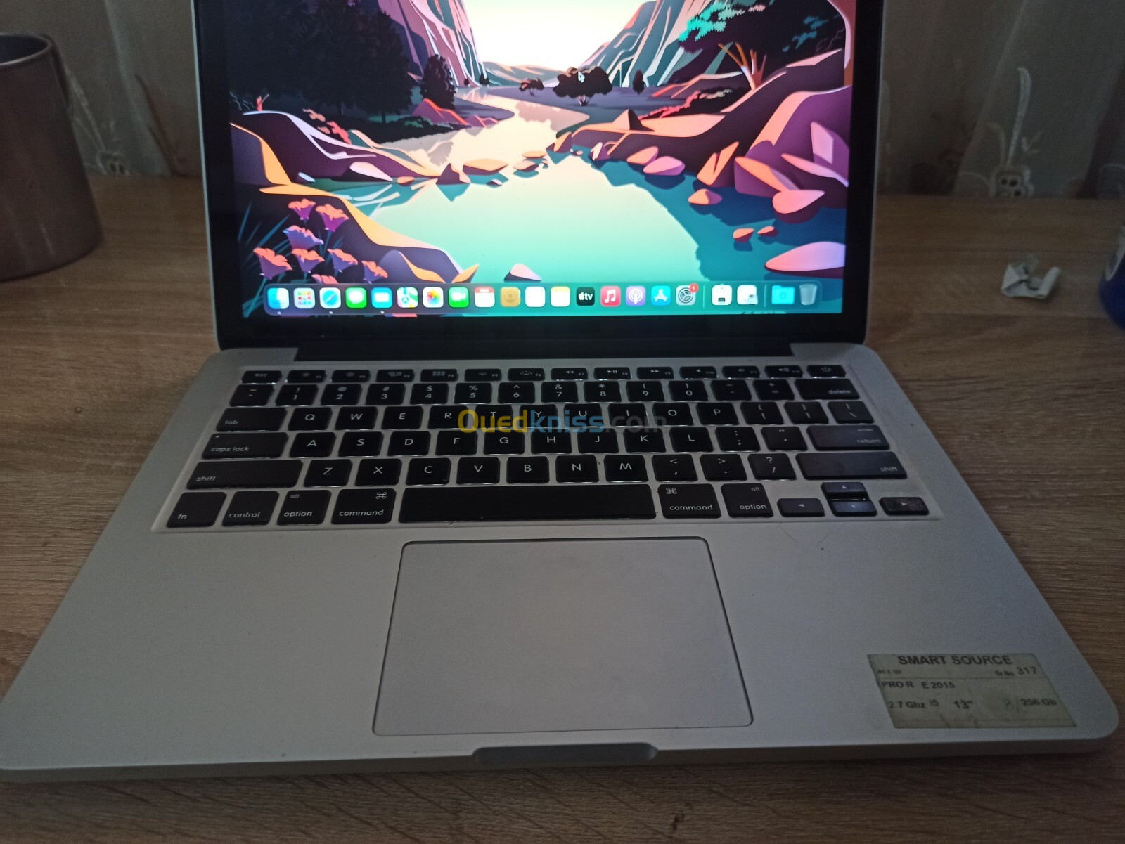 Maç bok pro 2015 256 g 8 g ram 2.7 gh i5 