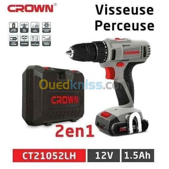 Visseuse crown 12 volt