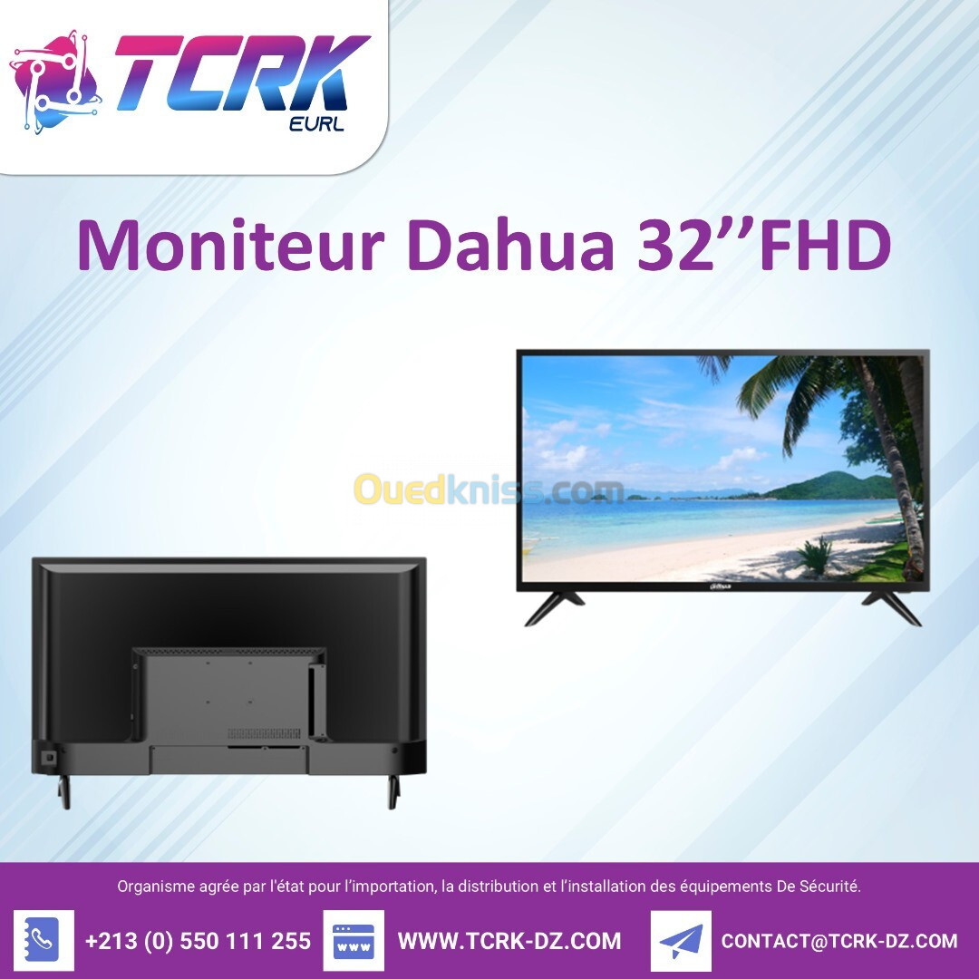 Moniteur Dahua 32'' FHD