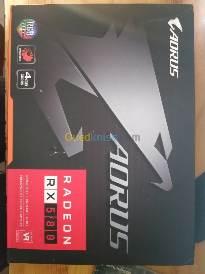 AORUS RADEON RX 580 4GB DDR5 RGB