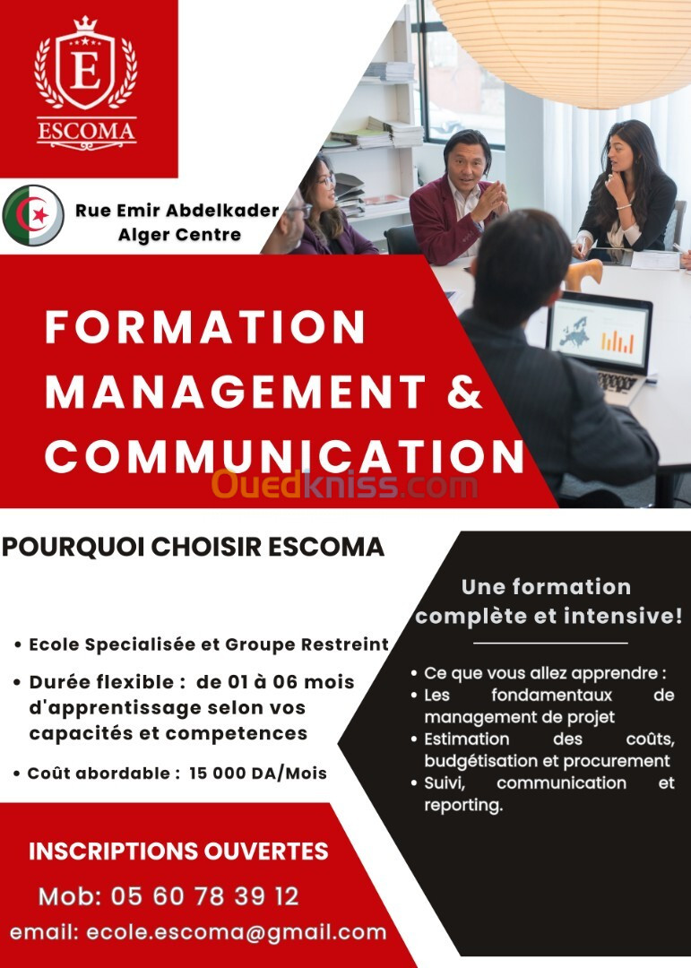 Formation Qualifiante en Management et Communication 