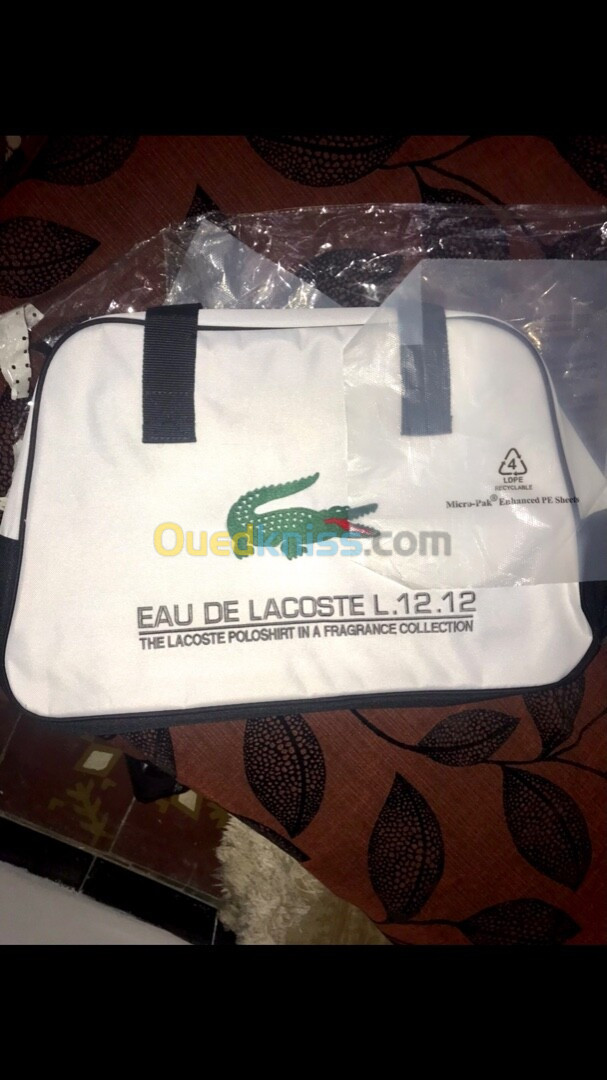 Cabas Lacoste original blanc 