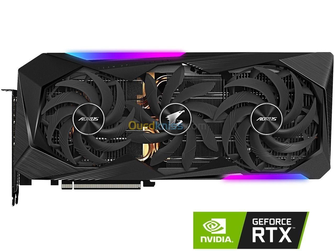 CARTE GRAPHIQUE AORUS NVIDIA GeForce RTX 3070 Ti 8GB RGB NEUF