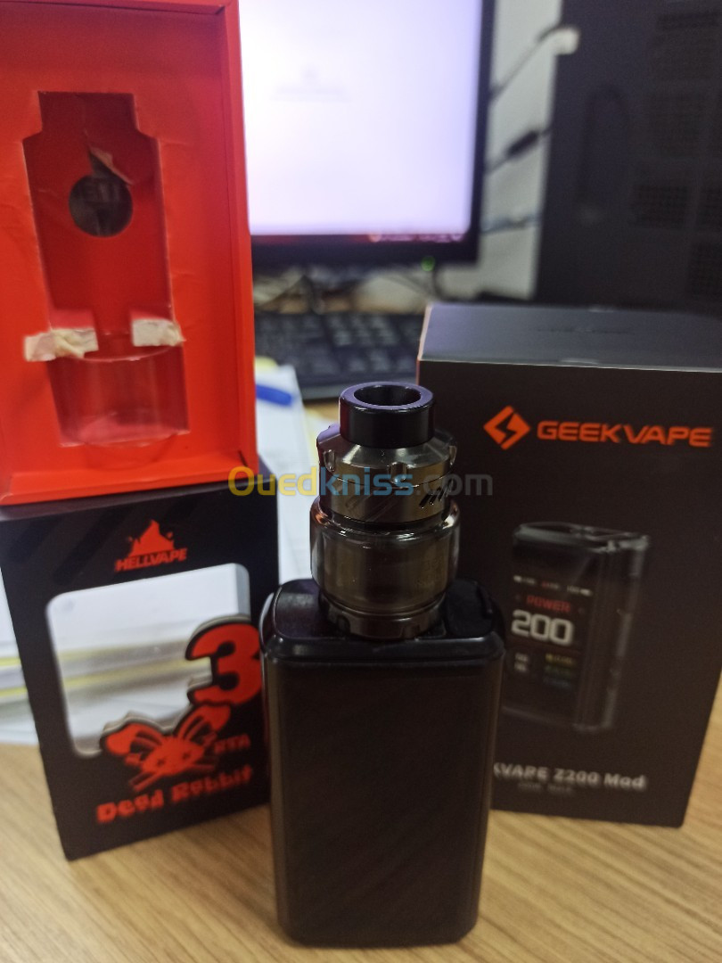 Geek vape z200 et dead rabbit v3