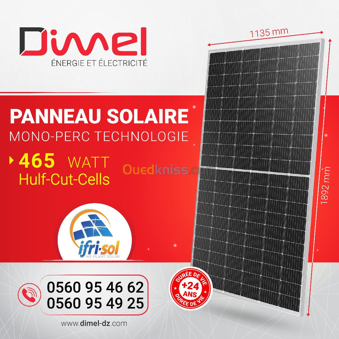 Panneau solaire 465 Watt milleur rapport qualité prix 