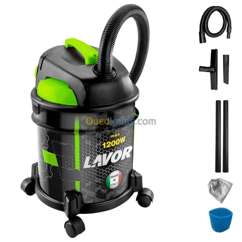 Aspirateur Eau Et Poussière 1200W 20 Litres LAVOR RUDY 1200 S