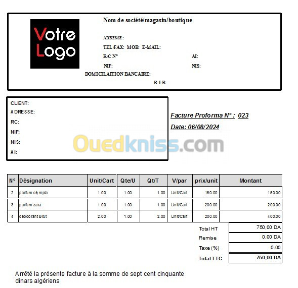 gestion des ventes et facturation