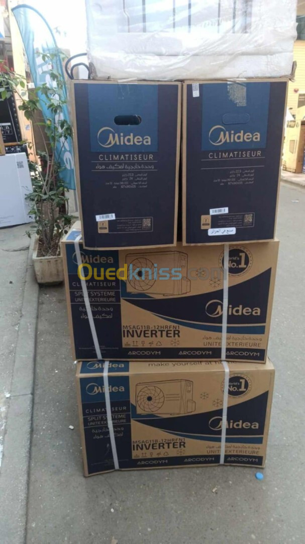 Climatiseur midea inveter 9000btu/12000btu 