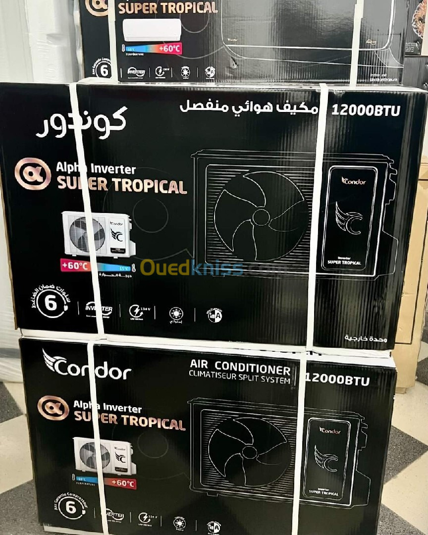 Climatiseur CONDOR 12000btu super tropical inverter 