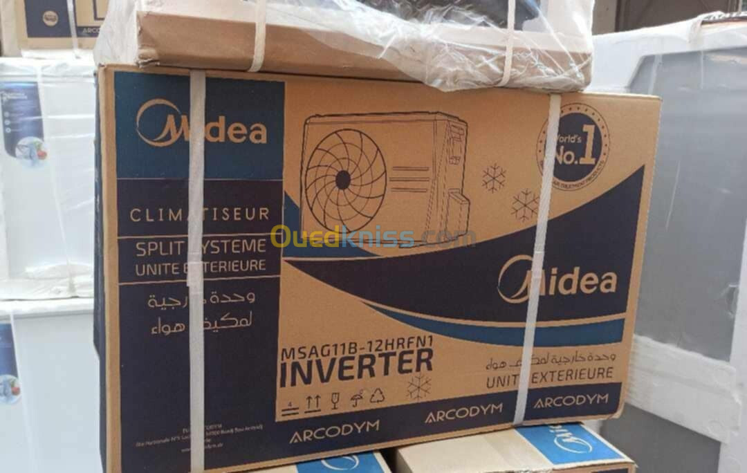 Climatiseur midea inveter 9000btu/12000btu 